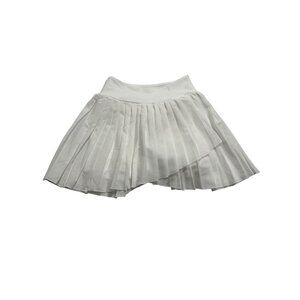 WISKII Pleated Skirt Style WS109 in Ivory